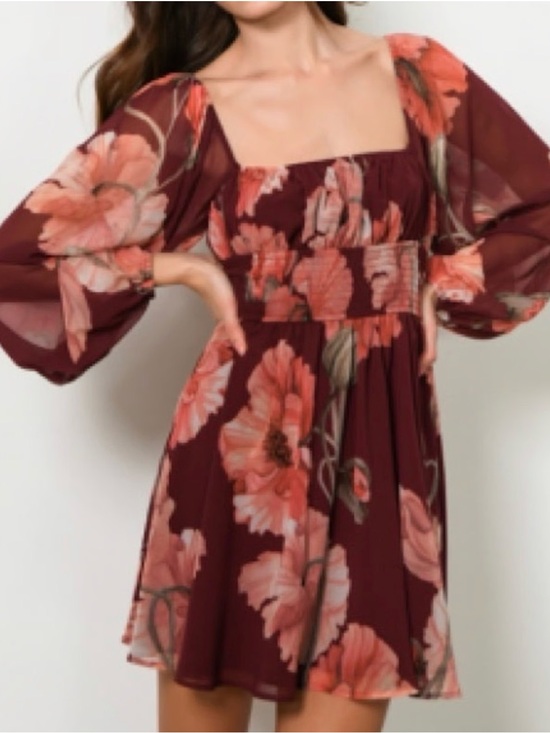 Hutch Dresses & Skirts - Free People Hutch Bertie Burgundy Floral Dress